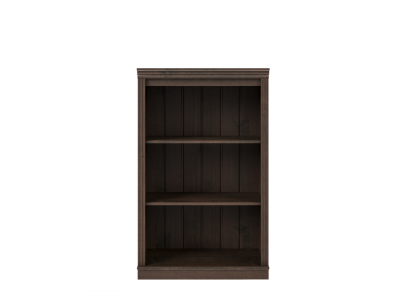 Estante de madeira com 1,19 m com acabamento liso na cor nibs / Coleção biblioteca